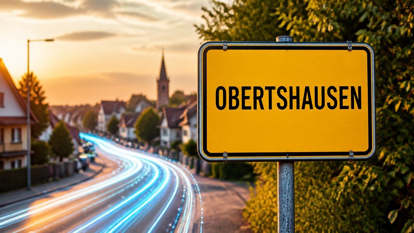Glasfaser für Obertshausen und Hausen – Ortseingang Obertshausen