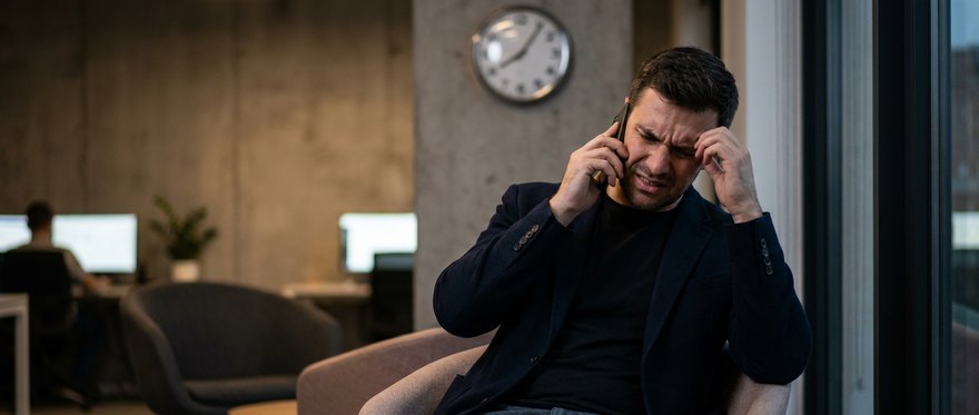 Frust in der Hotline-Warteschleife