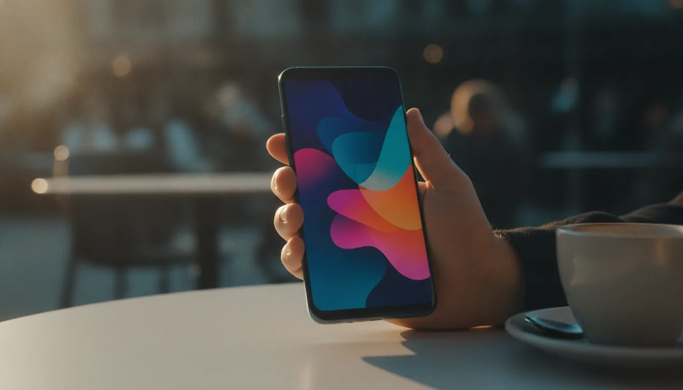 Samsung Galaxy A27 5G – Smartphone in der Hand, warmes Licht, cineastische Inszenierung