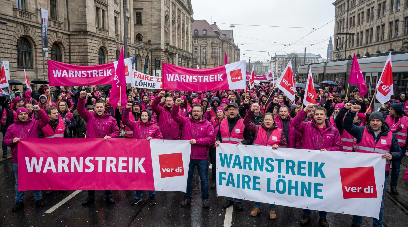 Deutsche Telekom Warnstreik Tarifrunde 2026