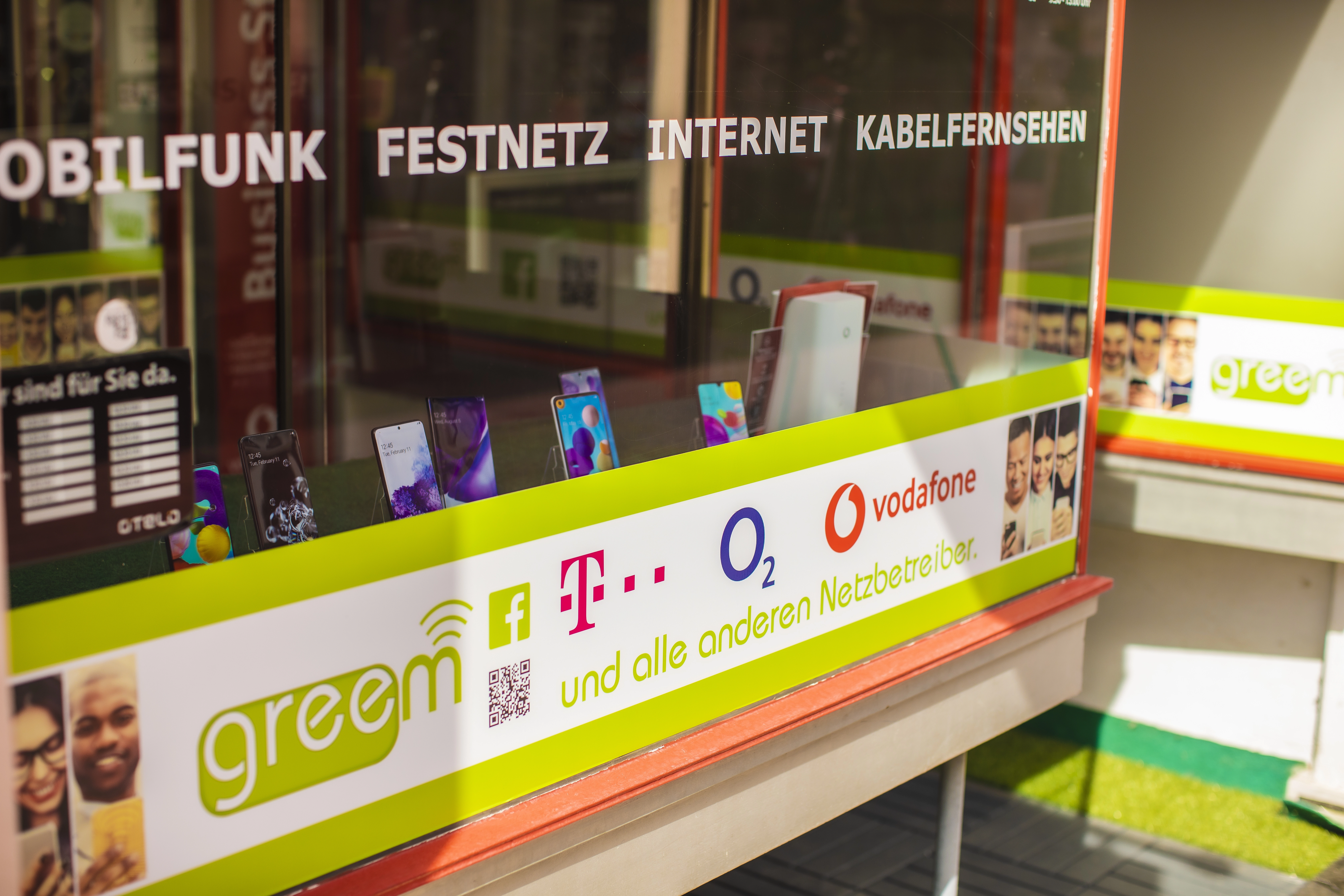 greem Shop Dieburg Schaukasten